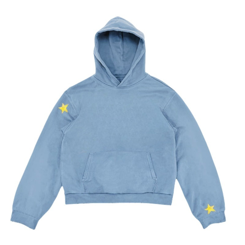 Urban Blue Star Hoodie